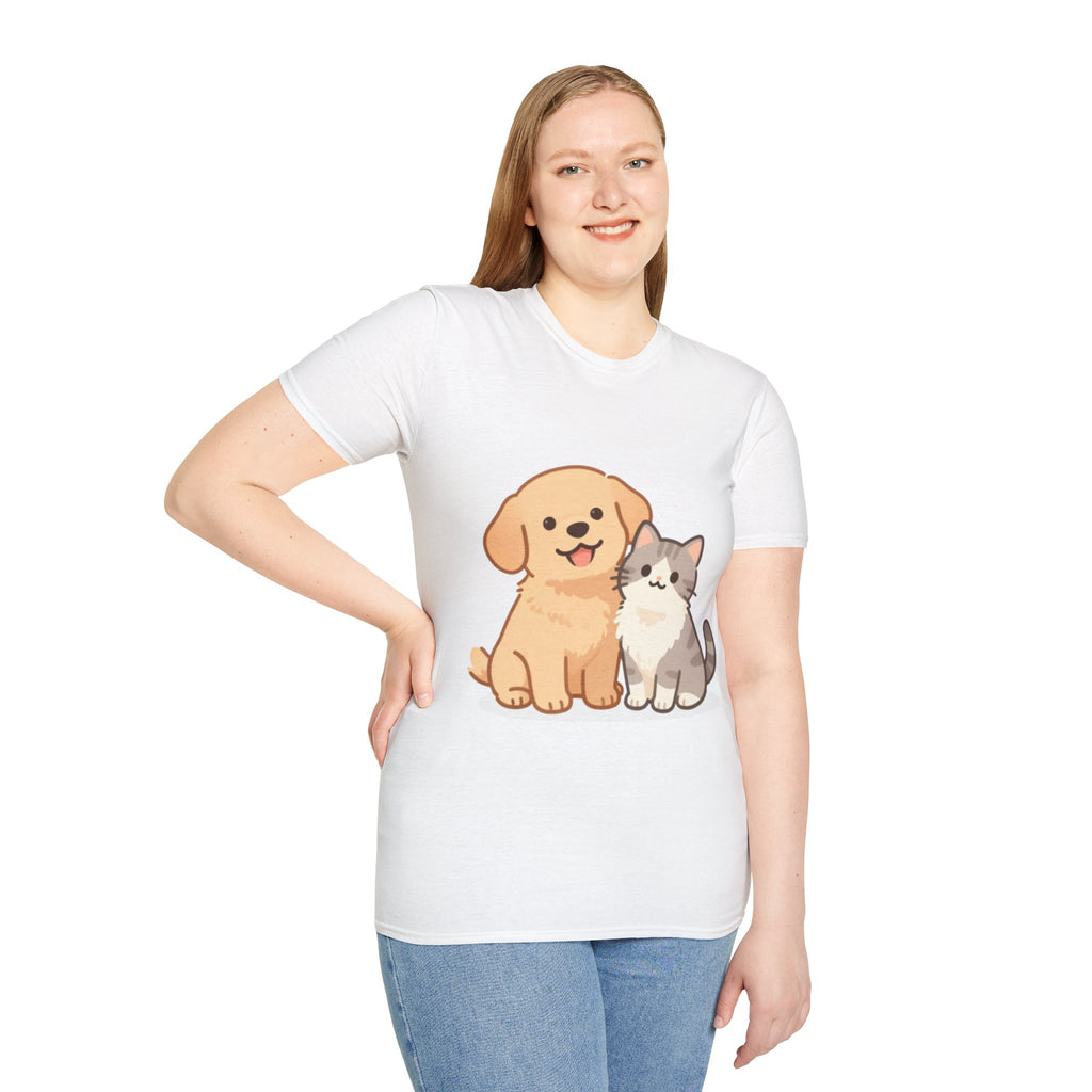 Cute Dog & Cat T-Shirt