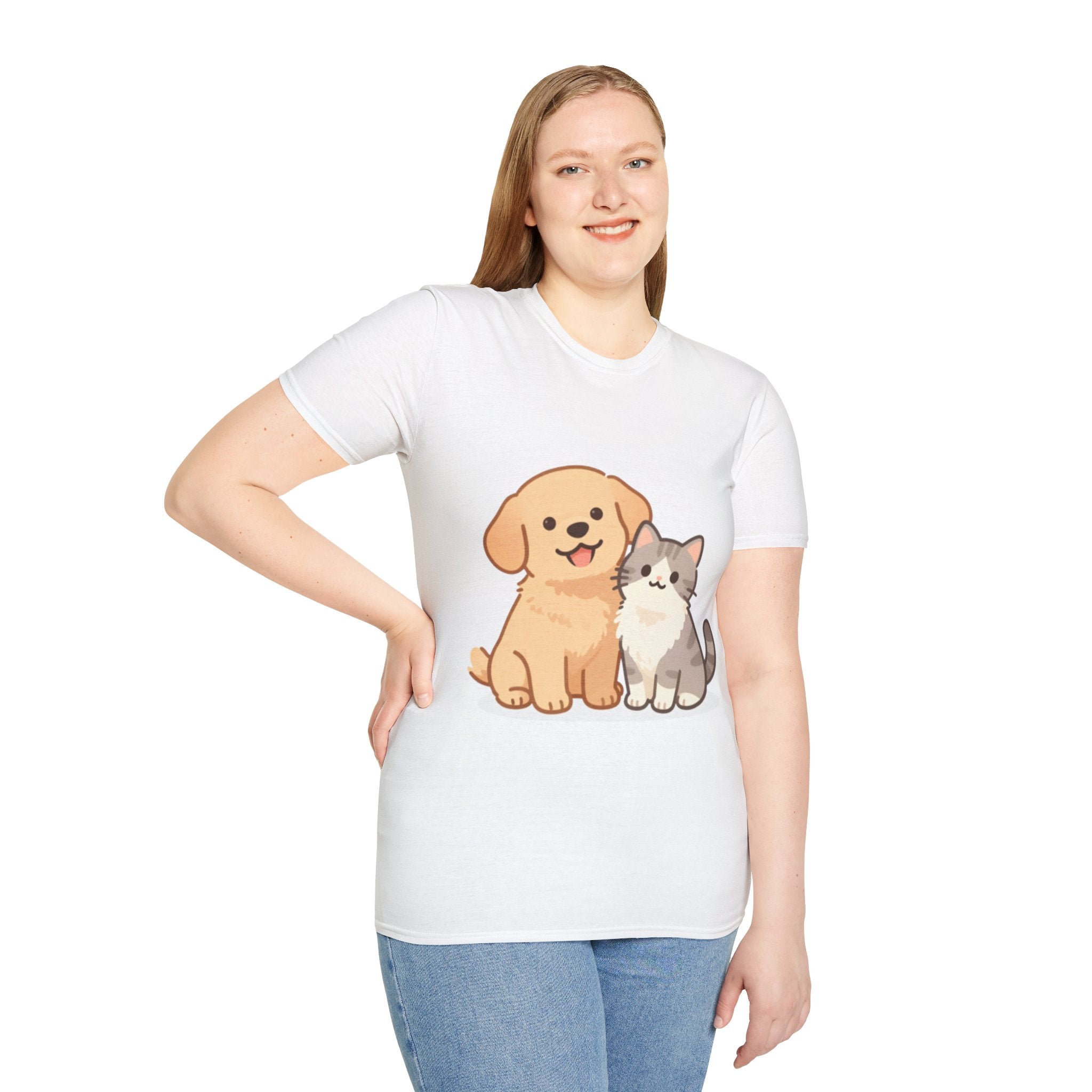 Cute Dog & Cat T-Shirt