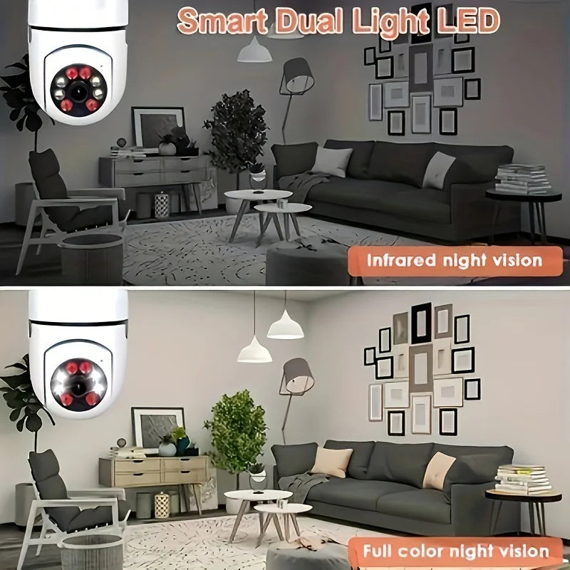 Light Bulb Security Cameras Indoor/ Outdoor