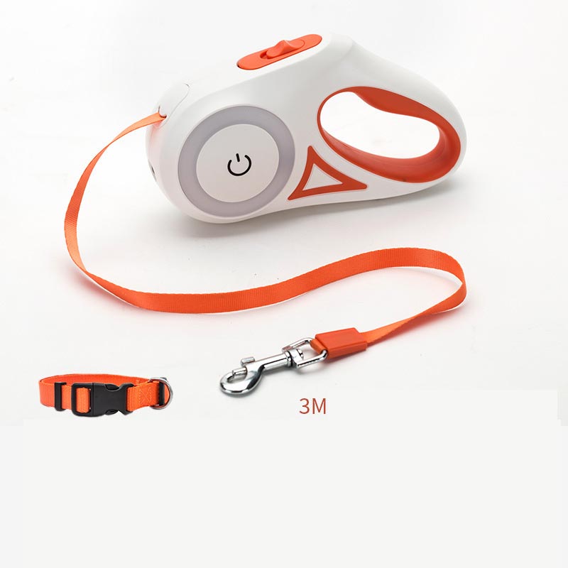 Retractable Leash and Dog Collar