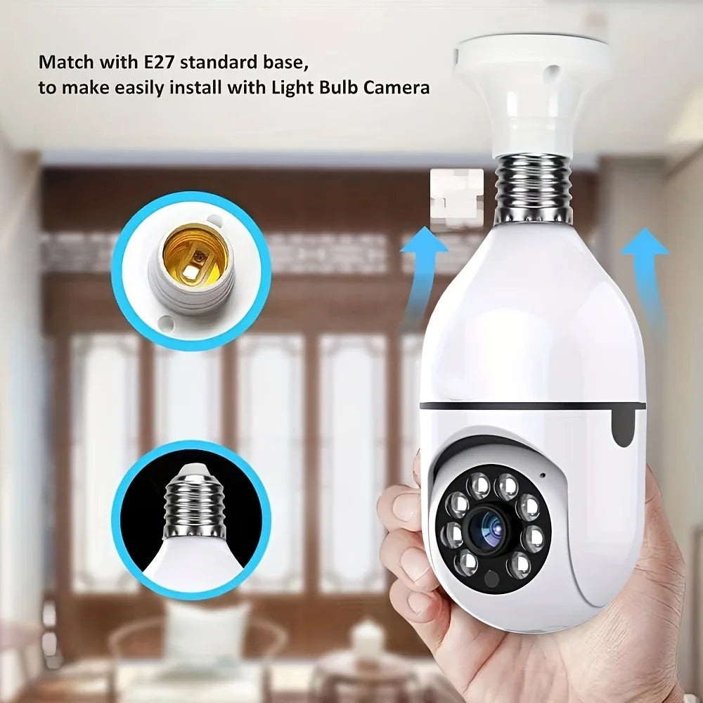 Light Bulb Security Cameras Indoor/ Outdoor