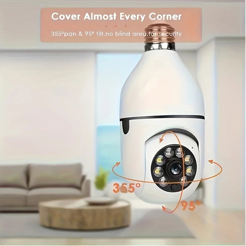 Light Bulb Security Cameras Indoor/ Outdoor