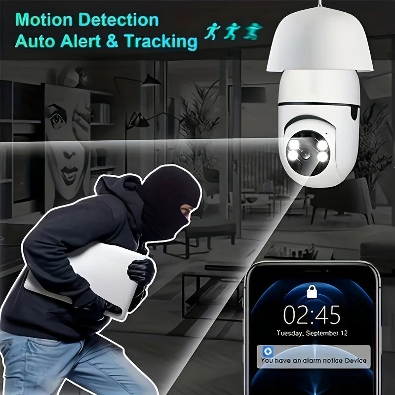 Light Bulb Security Cameras Indoor/ Outdoor