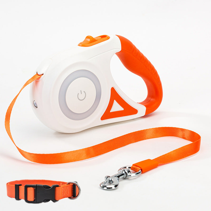 Retractable Leash and Dog Collar
