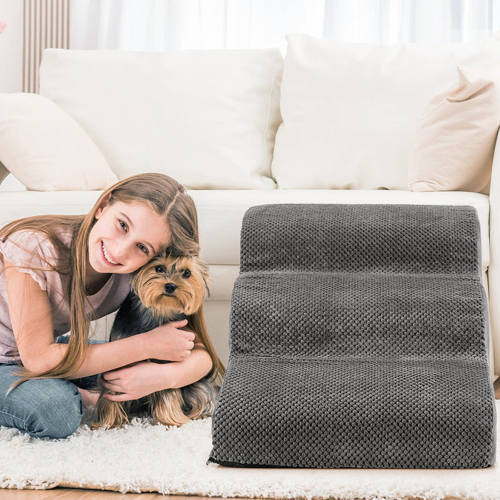3-Tier Foam Dog Ramp